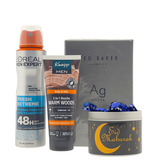 Ted Baker Cadeauset Ramadan Suikerfeest Men Eau de Toilette Ag Silver, Men Expert & Kneipp
