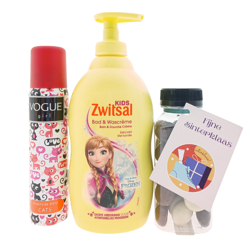 Zwitsal Girls Cadeauset Douche & Deo, Kruidnoten - Sinterklaas