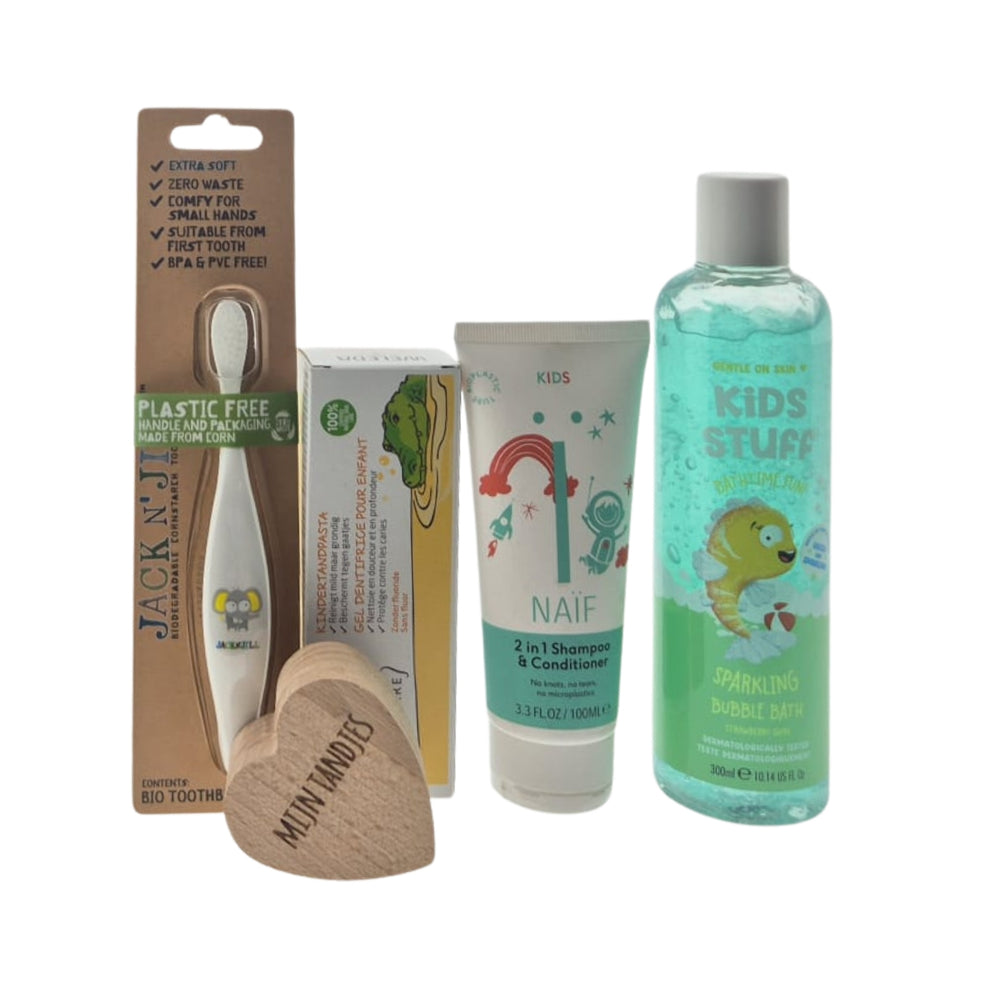 Naif Kids Combinatie Cadeauset Bad & Mondverzorging